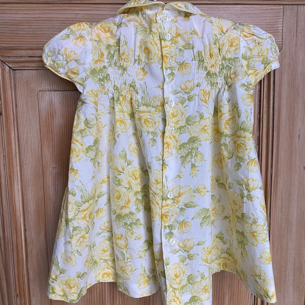 CACHAREL YELLOW INFANT DRESS WITH BONNET & SHOES/ HAT SET SIZE: 3 MONTH - Picture 3 of 12